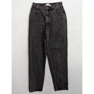 Moda International Women's Black Washed Boyfriend Jeans